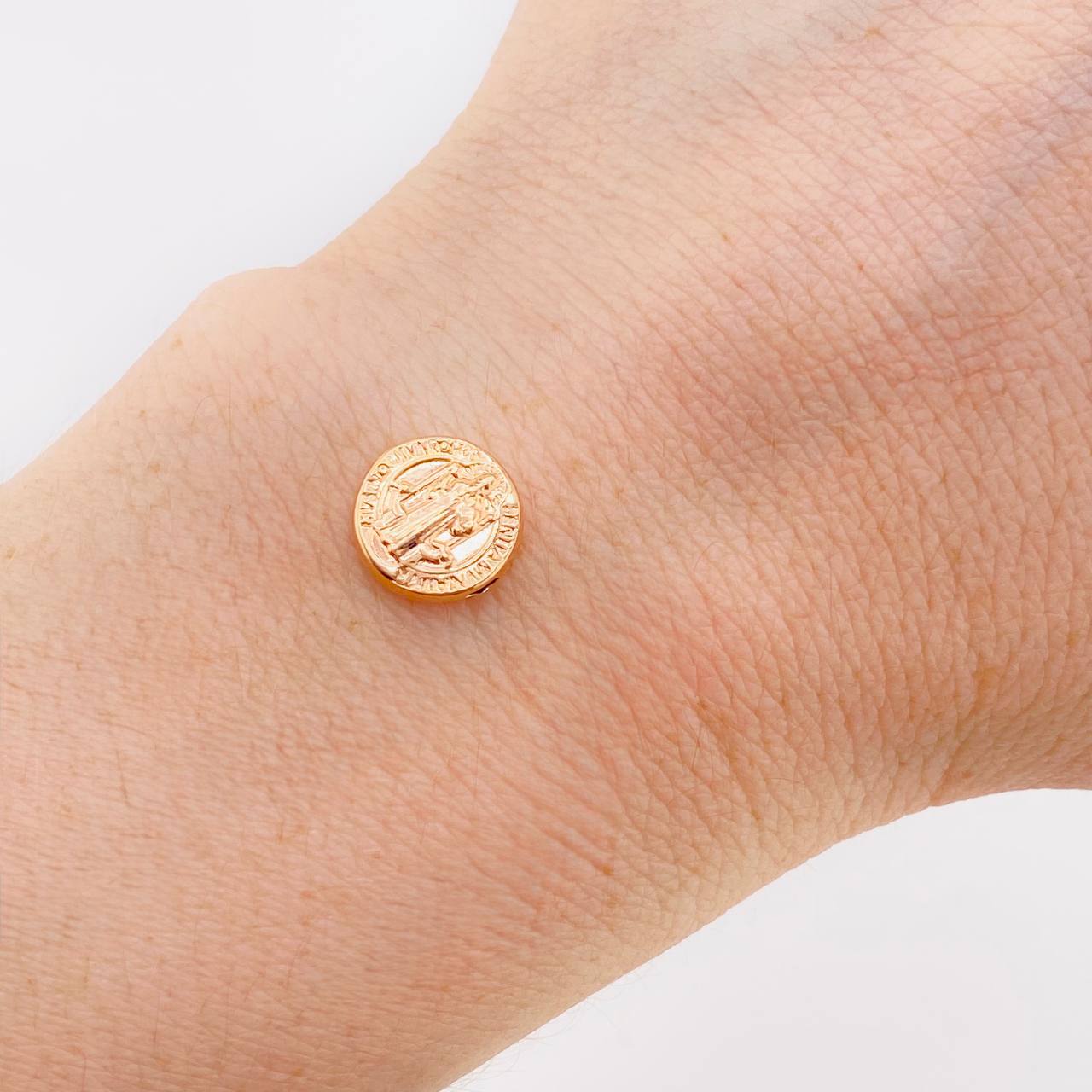 Herraje San Benito 0.4 g / 1/2 in Oro Rosa 18K