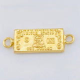 Herraje One Dolar 0.55 g / 3/4 in Oro Amarillo 18K