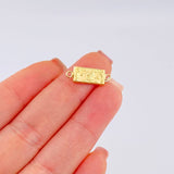 Herraje One Dolar 0.5 g / 3/4 in Oro Amarillo 18K