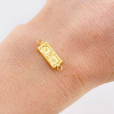 Herraje Dolar 0.55g / 3/4 in Oro Amarillo 18K
