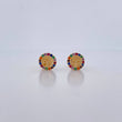 Topos Arbol De La Vida 0.85gr / Circones De Colores Oro Amarillo 18K $