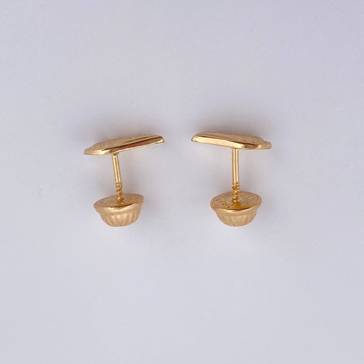 Stud Earrings Wings 0.4gr / 18K Yellow Gold $