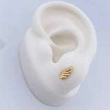 Stud Earrings Wings 0.4gr / 18K Yellow Gold $