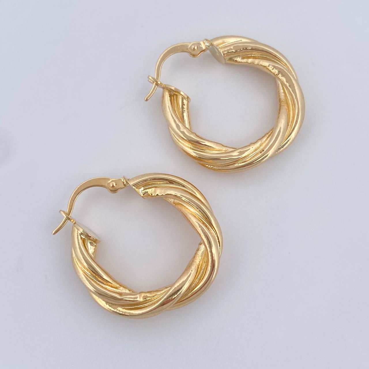 Hoop Earrings Moni 3.5gr / 2.5cm / 18K Gold $