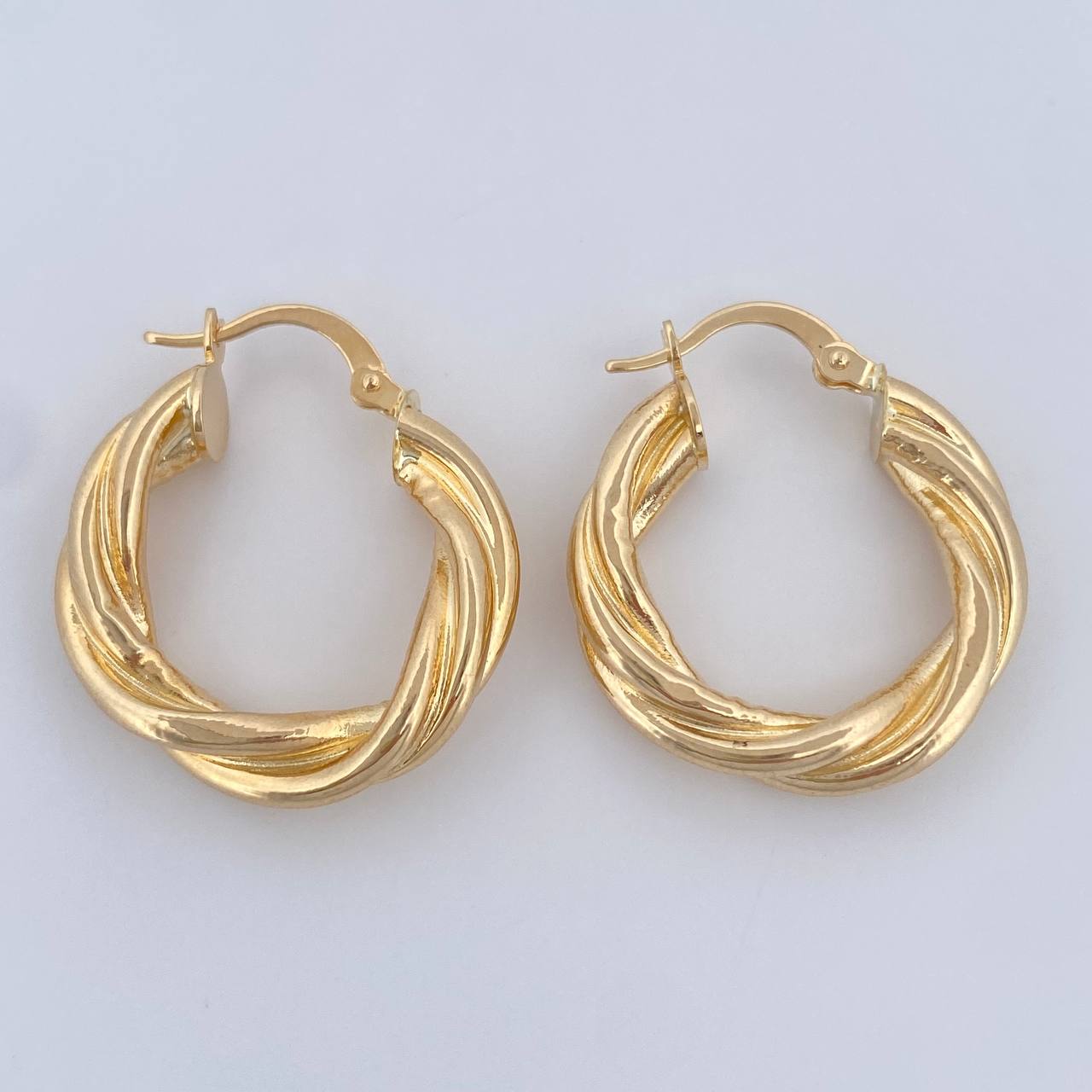 Hoop Earrings Moni 3.5gr / 2.5cm / 18K Gold $