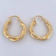 Hoop Earrings Moni 3.5gr / 2.5cm / 18K Gold $