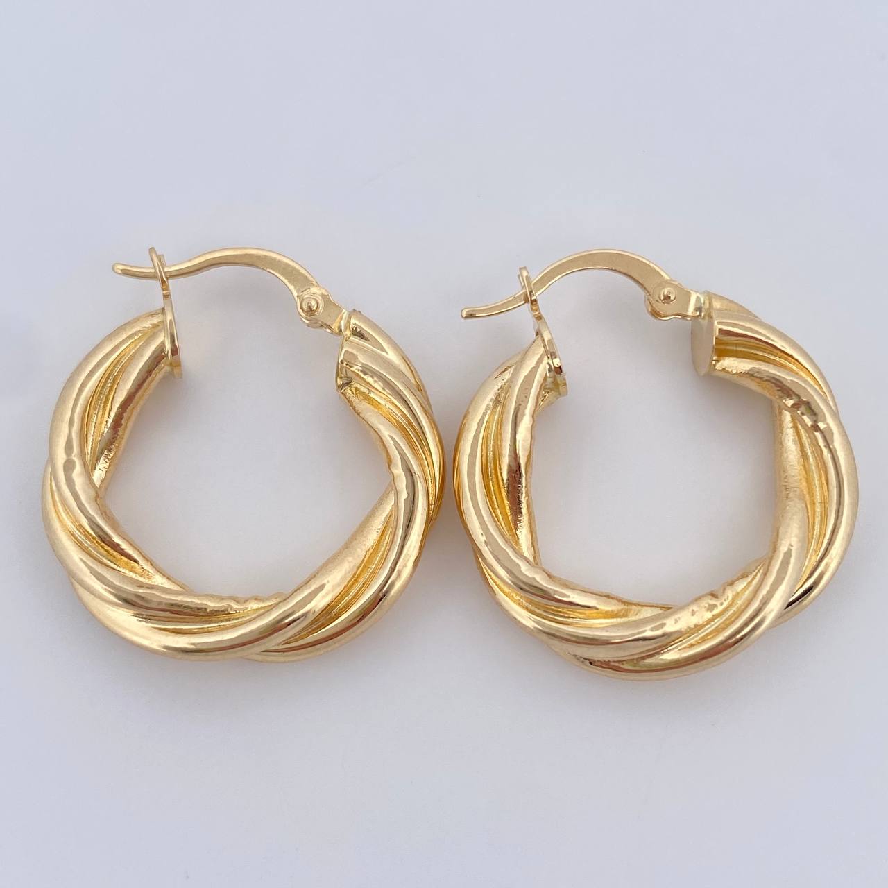 Hoop Earrings Moni 3.6gr / 2.3cm (0.9in) / 18K Gold $