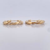 Hoop Earrings Axel 2.1gr / 2.5cm / 18K Gold $
