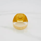 Anillo Cruz 3.95 g / T8 3/4 Oro Amarillo 18K