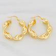 Candongas Demi 4.9 g / 1 1/4 in Oro Amarillo 18K