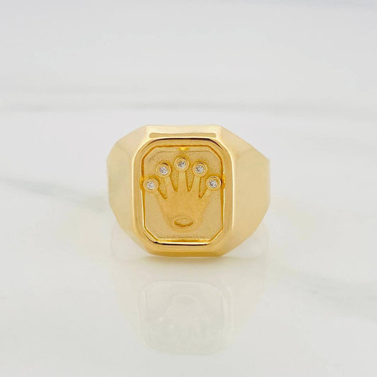 Anillo Corona 3.6 g / T11 Oro Amarillo 18K
