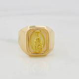 Anillo Virgen Del Carmen 3.55 g / T9 Oro Amarillo 18K