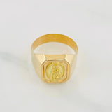 Anillo Virgen Del Carmen 3.55 g / T9 Oro Amarillo 18K