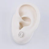 Topos Diamante Flush 1,04 Qts 2.1 g / in / 4 mm Oro Blanco 18K