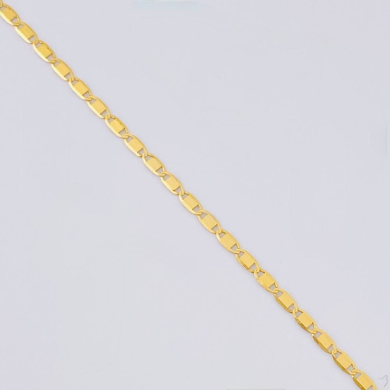 Flat Anchor Chain 1.35 g / 19 3/4 in / 1.25 mm Yellow Gold 18K