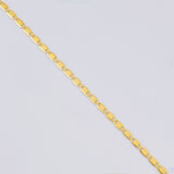 Cadena Plana 1.15 g / 19 3/4 in / 1.25 mm Oro Amarillo 18K
