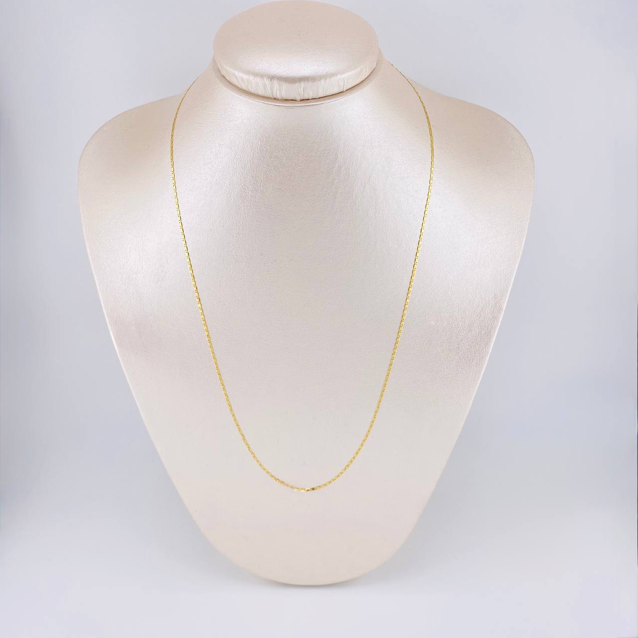 Cadena Plana 1.15 g / 19 3/4 in / 1.25 mm Oro Amarillo 18K