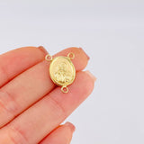 Charm Crucero Virgen Del Carmen 0.95 g / 3/4 in Yellow Gold 18K