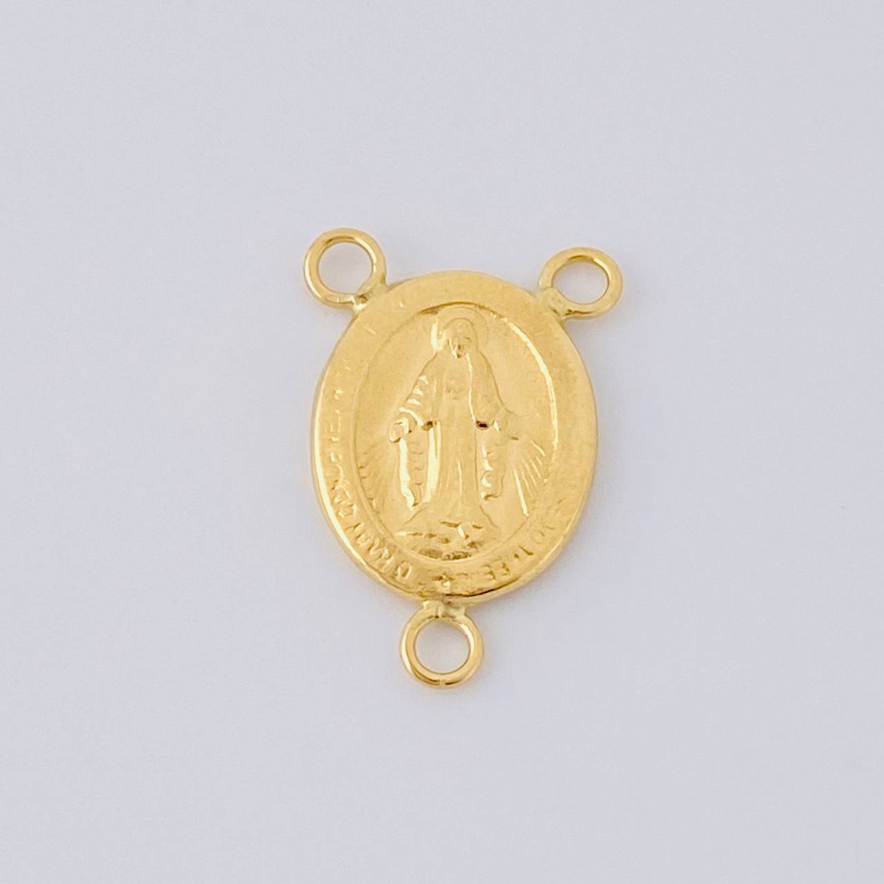 Charm Crucero Virgen De La Milagrosa Marco 0.85 g / 3/4 in Yellow Gold 18K