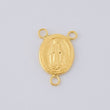 Charm Crucero Virgen De La Milagrosa Marco 0.7 g / 3/4 in Yellow Gold 18K