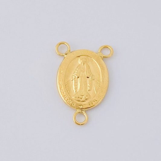 Herraje Crucero Virgen De La Milagrosa Marco 1 g / 3/4 in Oro Amarillo 18K