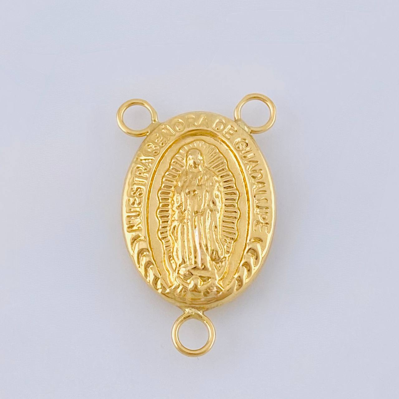 Charm Crucero Virgen De Guadalupe 1.1 g / 3/4 in Yellow Gold 18K