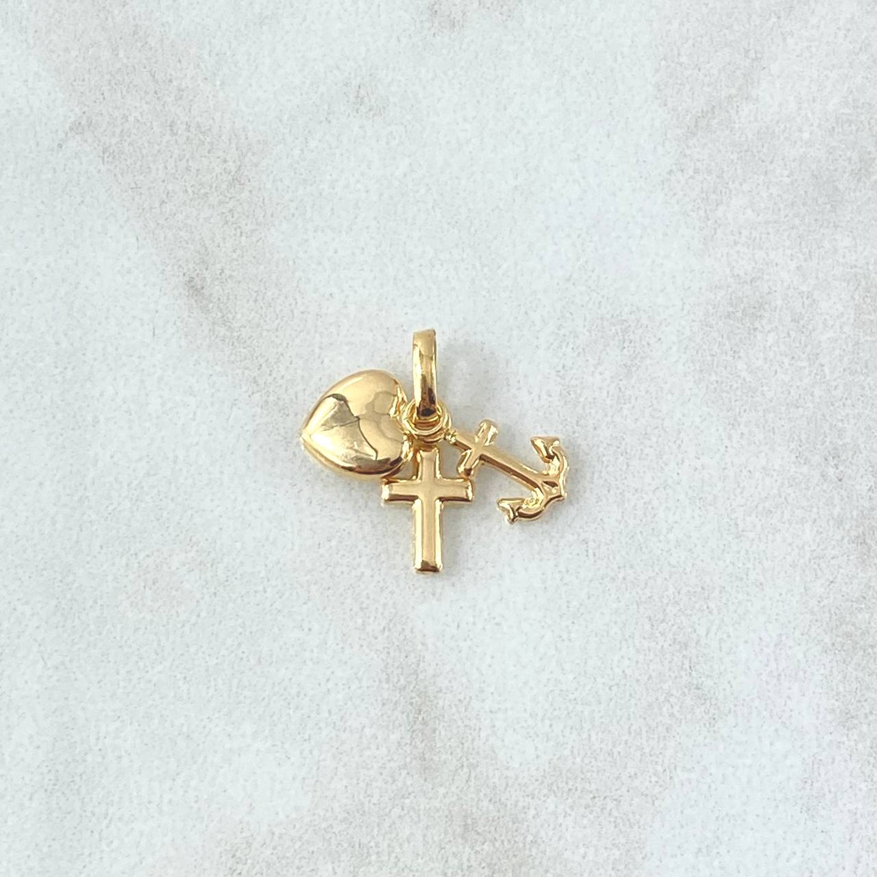 Dije Tres Gracias 0.5gr / 1.4cm / Oro Amarillo 18K ©