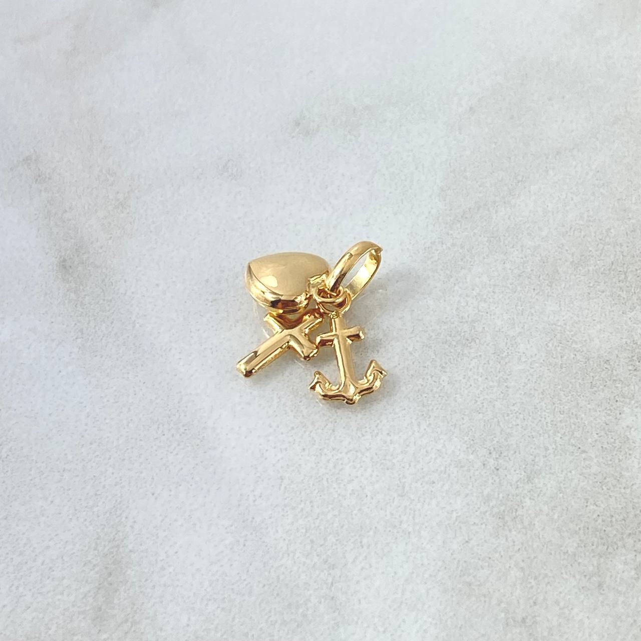 Pendant Three Graces 0.55gr / 3/4 in / 18K Gold