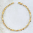 Cuban Links Bracelet 2.7gr / 19cm / 3.5mm Yellow Gold +1 18K