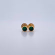 Bezel Stud Earrings 0.45gr / 3mm Yellow Gold 18K &