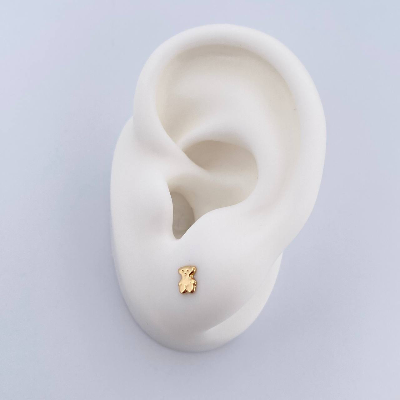Topos Oso Ts 0.45gr / Lisos Oro Amarillo 18K &