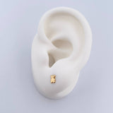 Topos Oso Ts 0.45gr / Lisos Oro Amarillo 18K &
