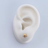 Topos Estrella 0.55gr / Lisos Oro Amarillo 18K &