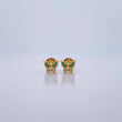 Topos Mariposa 0.8gr / Circones Verdes Blancos Oro Amarillo 18K &