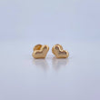 Topos Corazon 0.6gr / Troquelados Oro Amarillo 18K &