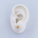 Topos Corazon 0.6gr / Troquelados Oro Amarillo 18K &