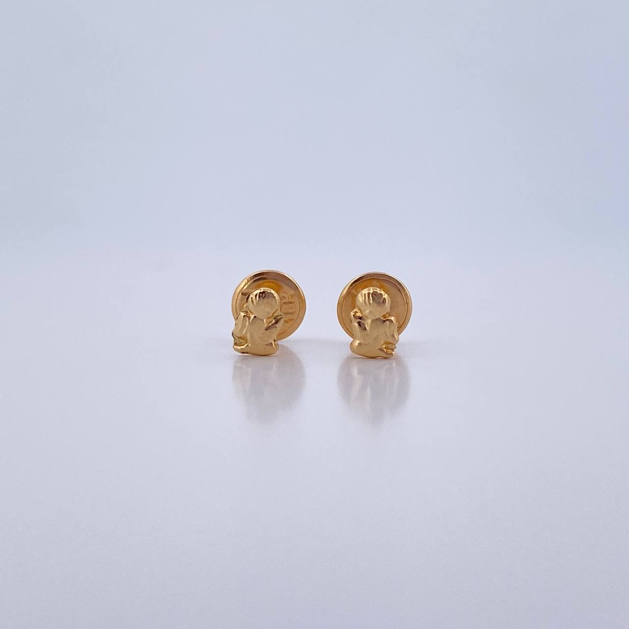 Topos Angel De La Guarda 0.4gr / Lisos Oro Amarillo 18K &