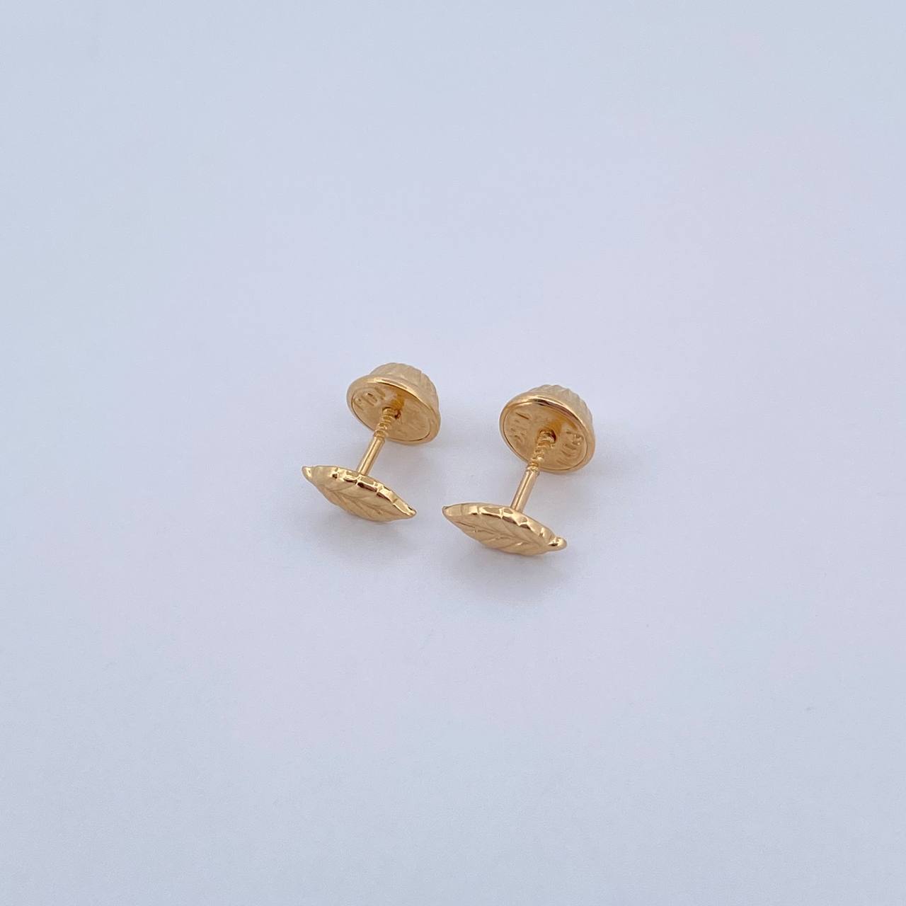 Topos Hoja 0.5gr / Lisos Oro Amarillo 18K &