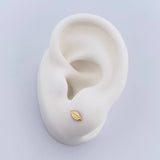 Topos Hoja 0.5gr / Lisos Oro Amarillo 18K &