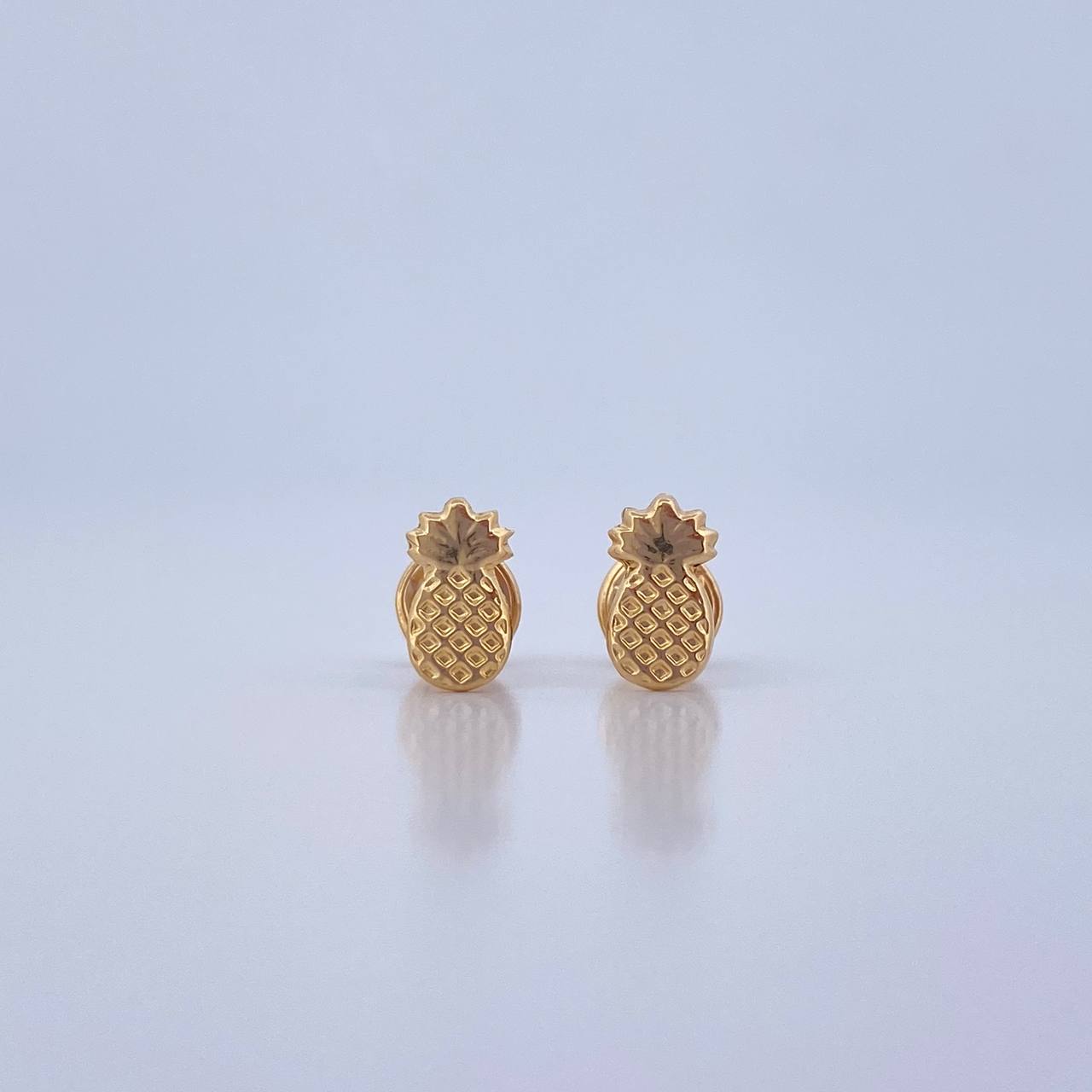 Topos Piña 0.55gr / Lisos Oro Amarillo 18K &