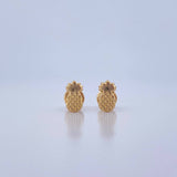 Topos Piña 0.55gr / Lisos Oro Amarillo 18K &