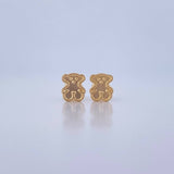 Topos Oso Ts 0.65gr / Bordeados Oro Amarillo 18K &