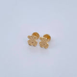 Topos Oso Ts 0.65gr / Bordeados Oro Amarillo 18K &
