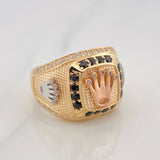 Anillo Corona 10.5 g / T10 Tres Oros 18K
