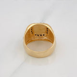 Anillo Corona 10.5 g / T10 Tres Oros 18K