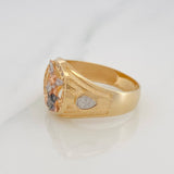 Anillo San Miguel Arcángel 6.05 g / T9 3/4 Tres Oros 18K
