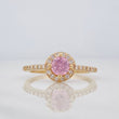 Anillo Halo 2.6 g / T7 1/2 Oro Amarillo 18K
