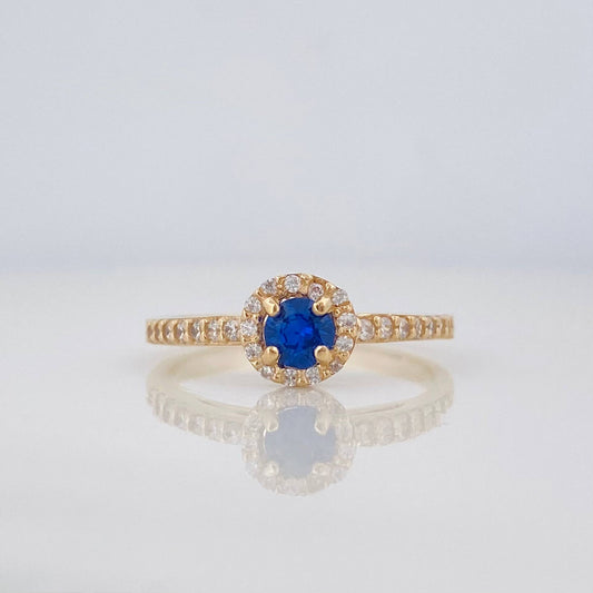 Anillo Halo 2.3 g / T6 1/2 Oro Amarillo 18K