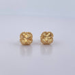 Topos Trebol 2.05gr / Diamantados Oro Amarillo 18K &