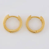 Hoop Earrings Carril 1.55g / 1/2 in Yellow Gold 18K